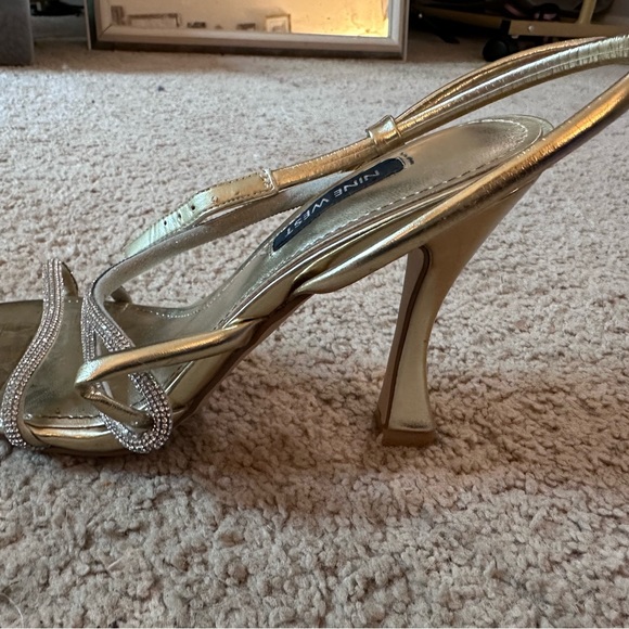 rhinestone strappy heels - Picture 4 of 6